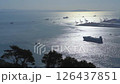 Ships sailing on the sparkling sea 126437851