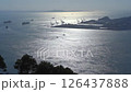 Panoramic view of the strait from the summit 126437888