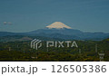 大磯湘南平からの冠雪富士山絶景中央配置 126505386