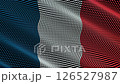 France Flag French National Symbol Europe 3D Animation Waving 126527987