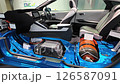 NAGOYA, JP - Apr 18, 2025:  Fuel Cell System in Toyota car show at Toyota Commemorative Museum of Industial 126587091