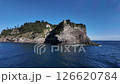 tranquil island surrounded by calm sea 126620784