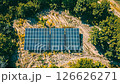 Solar panel farm is shown in the image 126626271