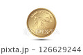 50 piastres 2019 Power Stations, Egypt. The coin appear on the screen with a captivating style. Animated vector coin. Money animation. 126629244