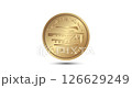 50 piastres 2019 New Bridges in Asyut, Egypt. The coin appear on the screen with a captivating style. Animated vector coin. Money animation. 126629249