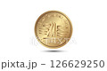 50 piastres 2019 National Roads Network, Egypt Coin. The coin appear on the screen with a captivating style. Animated vector coin. Money animation. 126629250