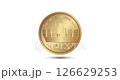 50 piastres 2019 El Alamein City, Egypt. The coin appear on the screen with a captivating style. Animated vector coin. Money animation. 126629253