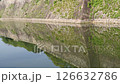 大阪城公園內護城石牆倒影（修復照片） 126632786