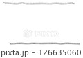 手描き風白背景ラインアニメーション 126635060