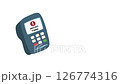 animated debit transaction failed icon for shopping. displays error 126774316