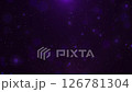 Background video with purple balls of light shining (transparency processing) 126781304