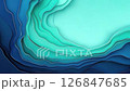 A close up of a blue and green abstract background with waves animation space for text 126847685