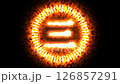 A 3-second countdown in Chinese numerals with bursting flames 126857291