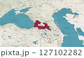 Borders of the state of Georgia on the map 127102282
