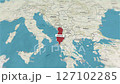 Borders of the state of Albania on the map 127102285