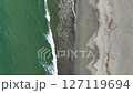 【ドローン空撮】海と砂浜 127119694
