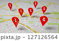 Explore local hotspots with detailed map navigation elements 127126564