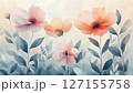 Swaying watercolor floral background animation (loop) 127155758