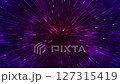 Hyperspace for scientific films, screensaver universe background, 4k illustration 127315419