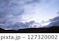 Comet Atlas in the night sky disappears behind the horizon of hills. Timelapse. NOV 16 2024 127320002