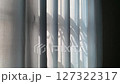 A transparent curtain moving by the wind. 127322317