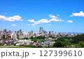 青葉城址より新緑の仙台市全景 127399610
