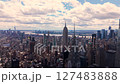 Aerial view of New York City's, Manhattan. 127483888