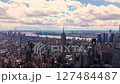 Aerial view of New York City's, Manhattan. 127484487