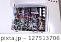 Gas water heater replacement work, gas water heater power distribution control panel 127513706