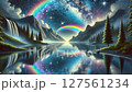 湖畔風景：AI製作的視頻 127561234