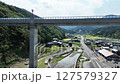 【鳥瞰圖】與別橋及駛入與別站的列車<4種圖案> 127579327