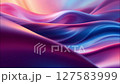 Mesmerizing Abstract Gradient Background with Blurred Magenta, Blue, and Orange in Slow Motion. Dreamy and Hypnotic Color Transition Loop. 127583999