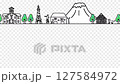 北海道觀光景點簡單線條畫循環動畫 127584972