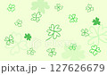 Hand drawn four leaf clover illustration background 127626679