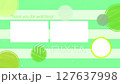 Green stripe x circular motif YouTube end card 127637998