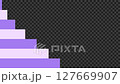 Two tone purple time lag stripe transition 127669907