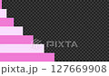 Two tone pink time difference stripe transition 127669908