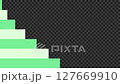 Two-tone green time-delay stripe transition 127669910