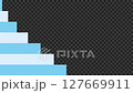 Two tone blue time difference stripe transition 127669911