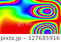 Gradient Colorful Distorted Pattern Art 127685916