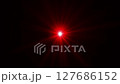 Glowing red light flare overlay 127686152