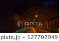 Driving shot of Okutadami Silver Line from Tunnel No.8 127702949