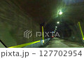 Driving shot of Okutadami Silver Line from Tunnel No.8 127702954