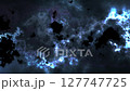 navy blue nebula glaxy animation	 127747725