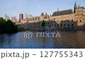 Cityscape of The Dutch Parliament Binnenhof Palace at sunset in The Hague 127755343