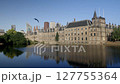 Cityscape of The Dutch Parliament Binnenhof Palace at sunset in The Hague 127755364