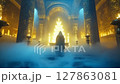 穿過大教堂的人們 127863081