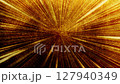 Gold streaks of light on textured background, radial lines 127940349