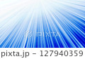 Light streaks on a light blue background, moving left 127940359