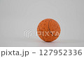 A Bright Orange Sport Ball Set Against a Neutral Background for a Fun and Playful Vibe 127952336